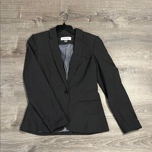Calvin Klein Charcoal Blazer Size 4 NWOT
